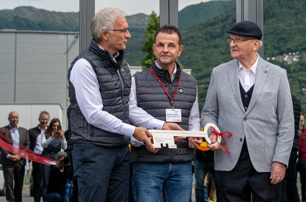 SVTL, Galliker Transport AG: offizielle Eröffnung des neuen Logistikcenters 2 in S. Antonino (TI)