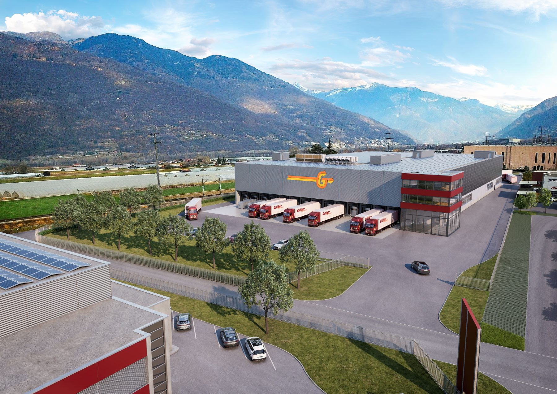 SVTL, Galliker Transport AG: offizielle Eröffnung des neuen Logistikcenters 2 in S. Antonino (TI)