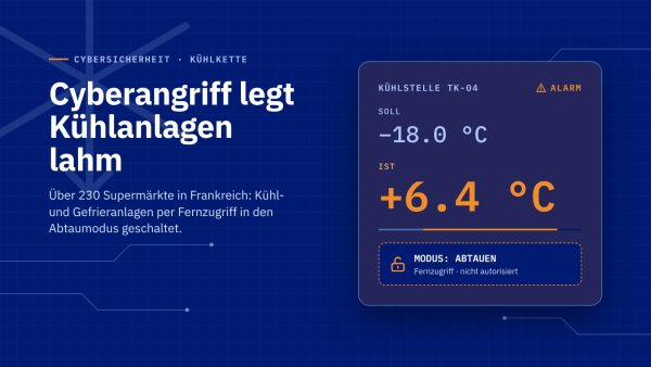 SVTL, Cyberangriff legt französische Kühlanlagen lahm